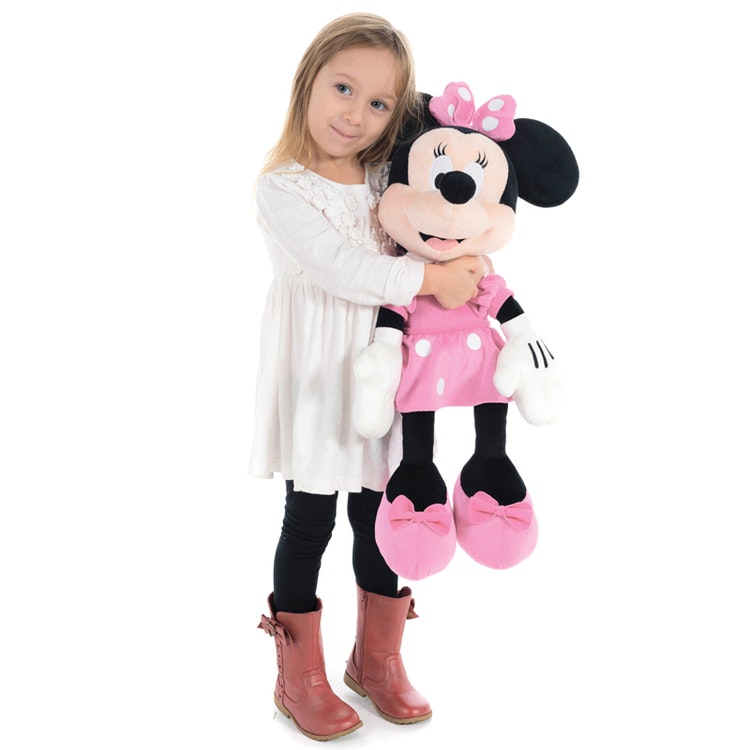 Disney Mimmi Pigg Med Rosa Klänning - XLarge Gosedjur ca 65cm - Angelbaby.se