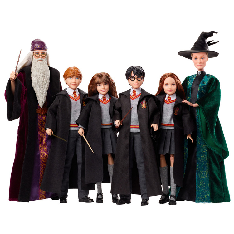 Exklusiv Rörliga Harry Potter Samling (6 Figurer) 25-30cm i höjd