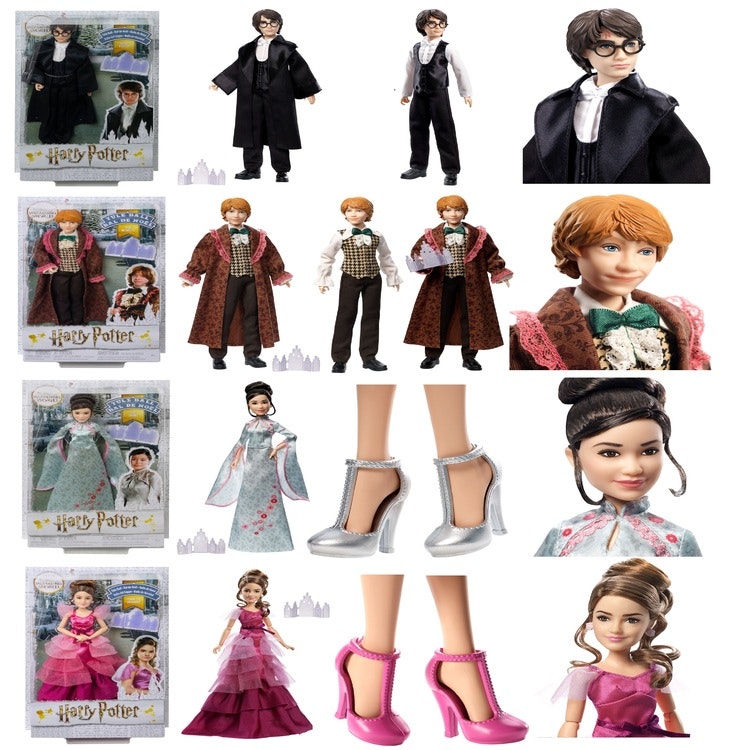 Exklusiva Rörliga Harry Potter Samling (4 Figurer) - Inspirerade ...