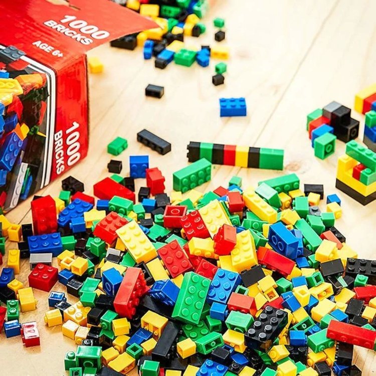 1000 delar Byggklossar Kompatibla med Lego