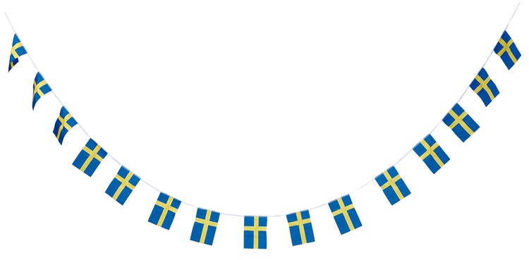 Flaggspel svenska flaggan 6m