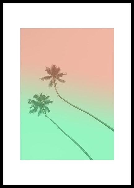 Artwork Love 2-tone Green Peach