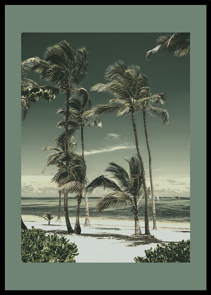 Artwork Dreams Dark Green Vintage