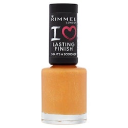 Rimmel I Love Lasting Finish Nail Polish 8ml Its a Scorcher 504