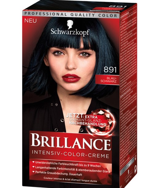 Schwarzkopf Brillance Intensive Color Creme -  891 Blue black