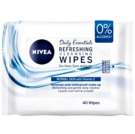 NIVEA Refreshing Cleansing Wipes, 40 st