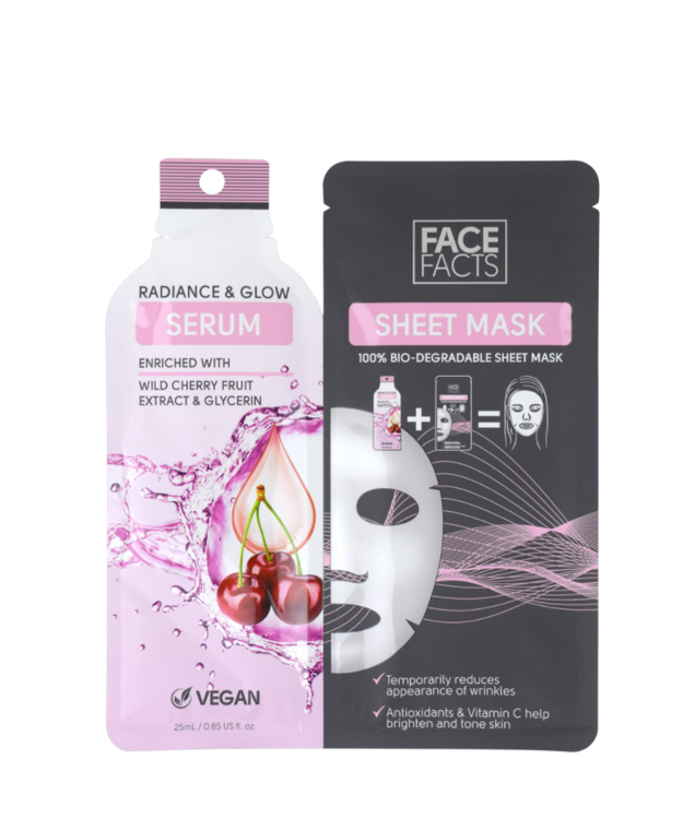 FACE FACTS Serum Sheet Mask Radiance & Glow