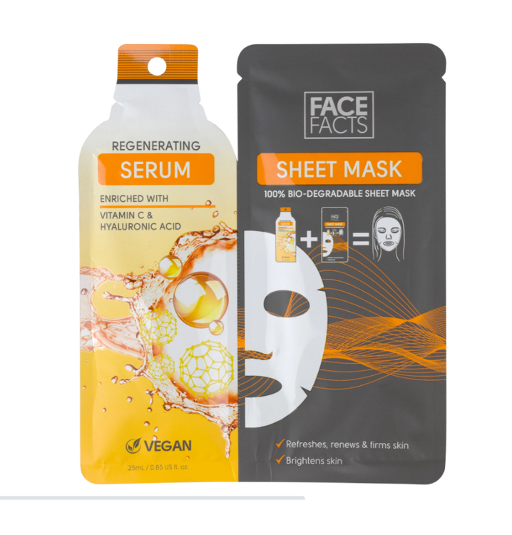 Face Facts Serum Sheetmask - Regenerating