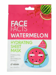 Face Facts Watermelon Hydrating  Printed Sheet Mask Vegan