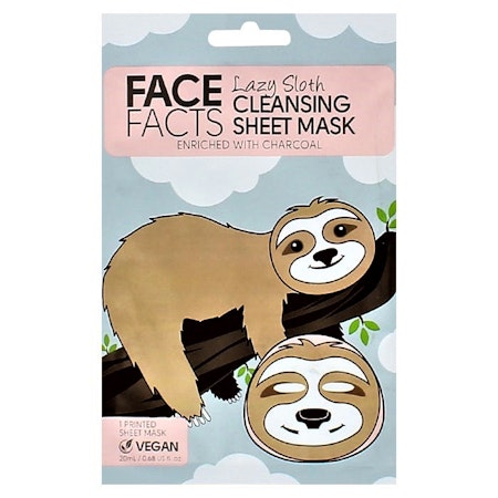 Face Facts Printed Sheet Mask - Lazy Sloth