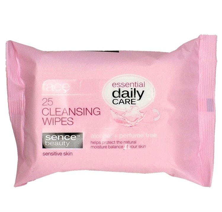 Sencebeauty Facial Cleansing Wipes Sensitive Skin 25-pack