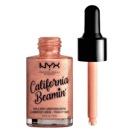 NYX Professional Makeup California Beamin' Liquid Highlighter Beach Babe