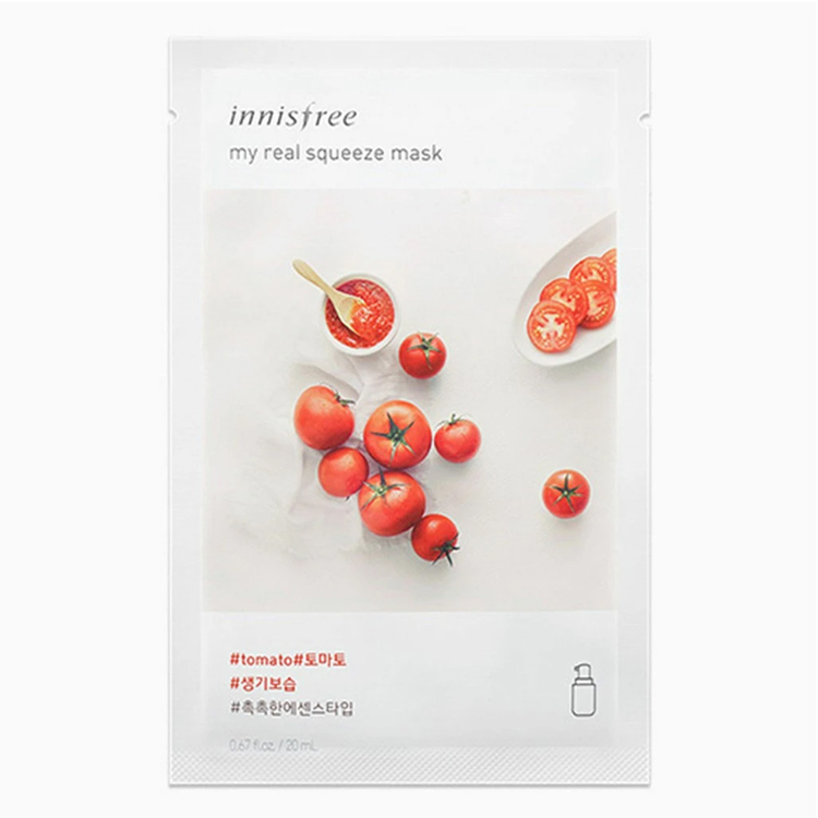 Ansiktsmask tomater