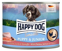 HappyDog konserv, Puppy lax 200 g