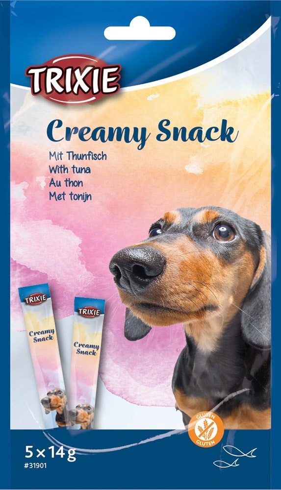 Creamy Snacks Hund Tonfisk, 5 × 14 g