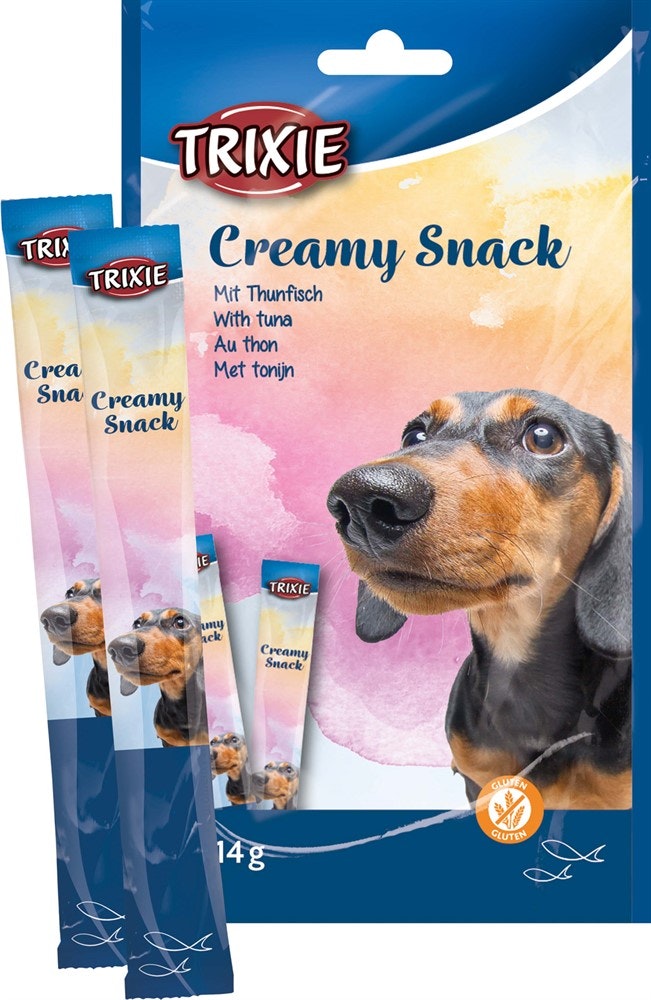 Creamy Snacks Hund Tonfisk, 5 × 14 g