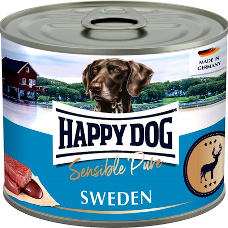HappyDog konserv, Sweden, 100% vilt 200 g