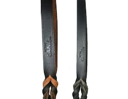 Active Canis Leather Leash (pcp hook), 1,2×180 cm Black