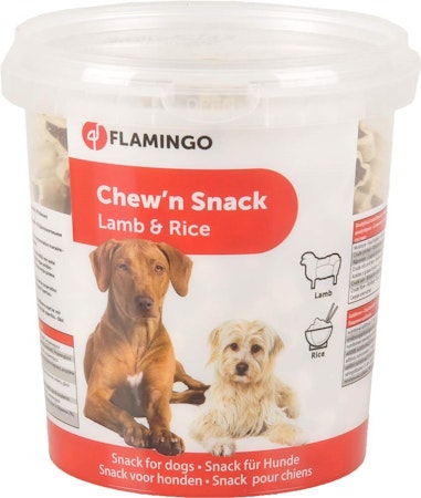 CHEW´N SNACK BONES LAMM&RIS 500G