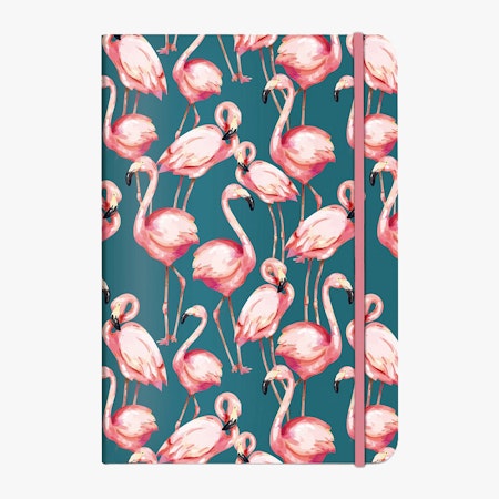 Anteckningsbok A5 Pink Flamingo