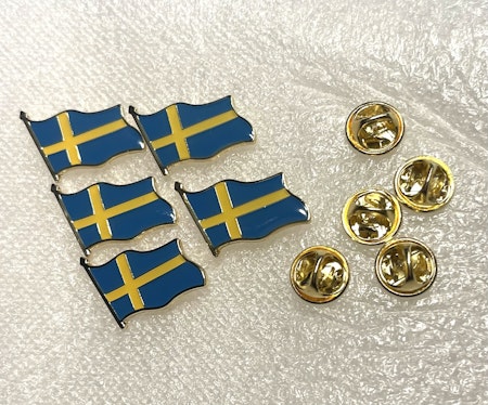 Sverigeflagga pin
