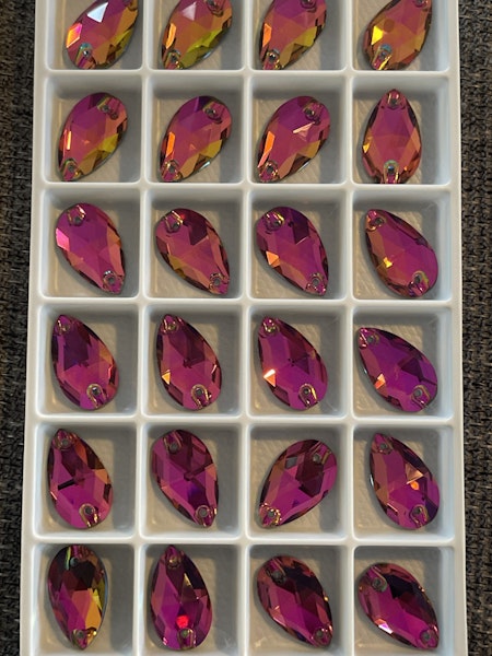 Sy-på sten droppe, premium, pink flame