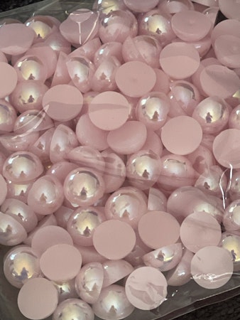 Halvpärlor Light Pink AB