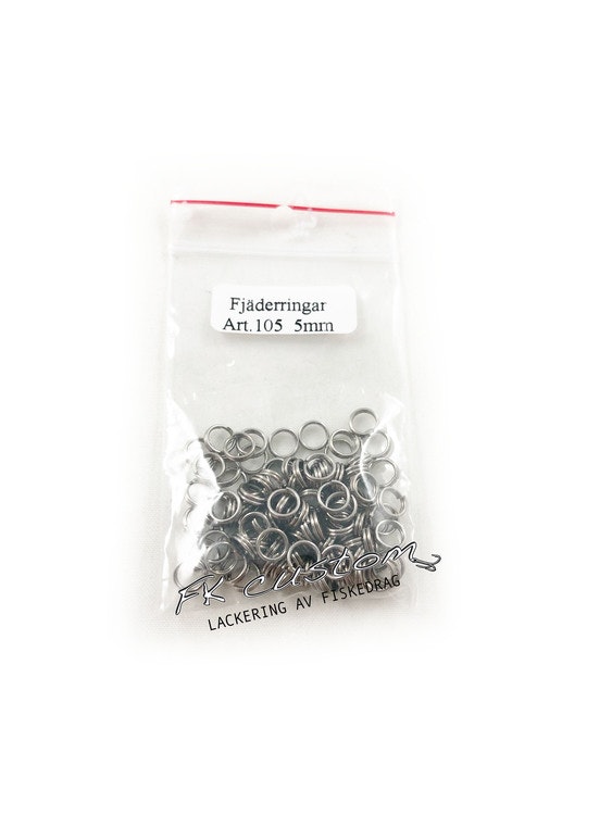 Split rings stainless steel -100pcs, 5mm - FK custom