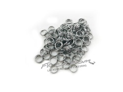 Split rings stainless steel-100 pcs, 7mm