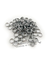 Split rings stainless steel-100 pcs, 8mm