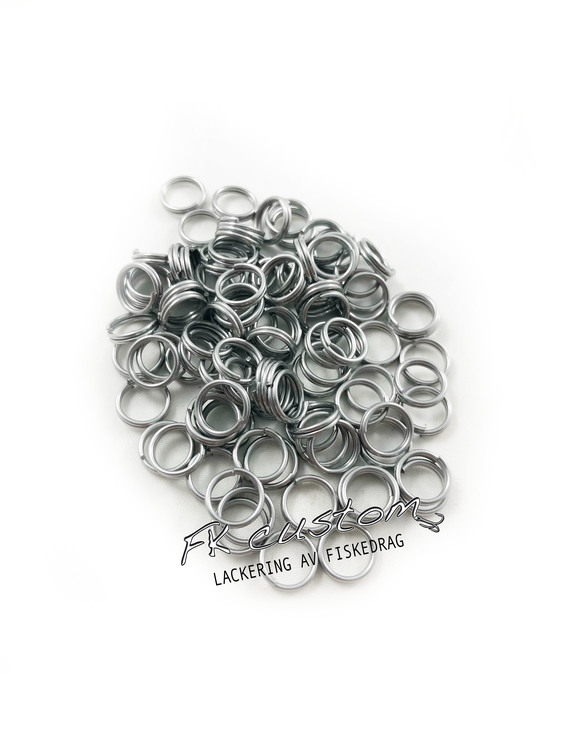 Split rings stainless steel-100 pcs, 9mm