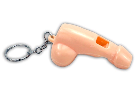Nyckelring penis med visselpipia
