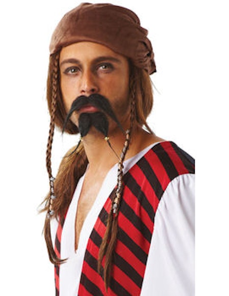 Piratskägg och mustache