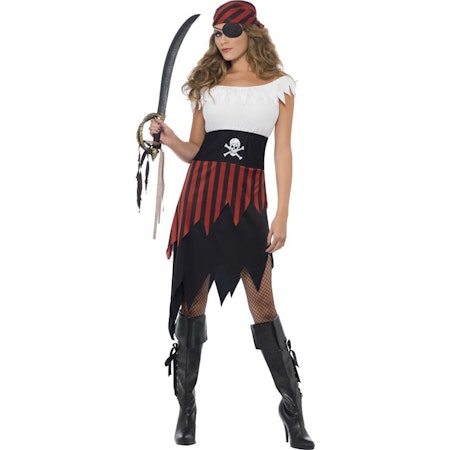 Pirat klänning Maskeraddräkt