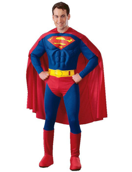 Superman med Muskler Maskeraddräkt