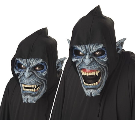 Nattens Skräck Maskeraddräkt med Mask Halloween