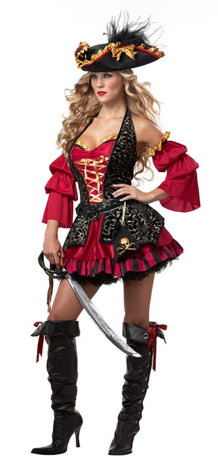 Exklusiv spansk pirat De Luxe Maskeraddräkt