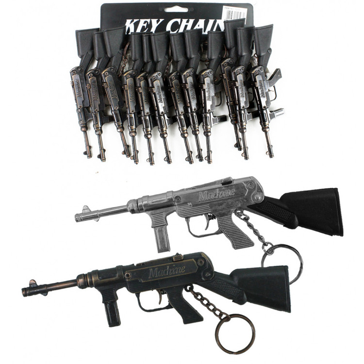 Nyckelring med vapen maskingevär