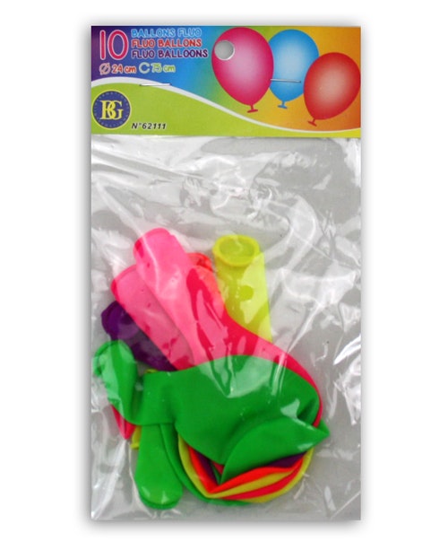 NEON ballonger 10-pack