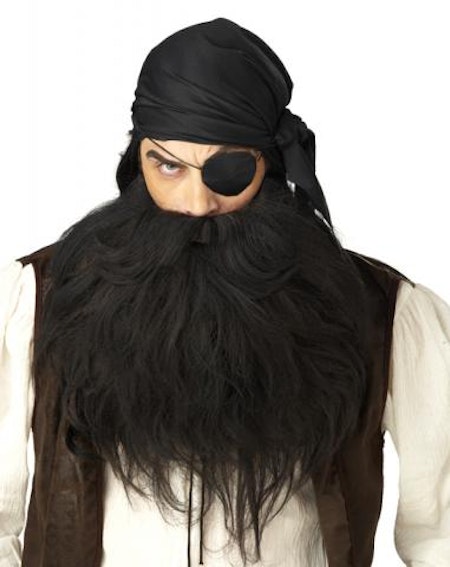 Pirat skägg och Mustasch