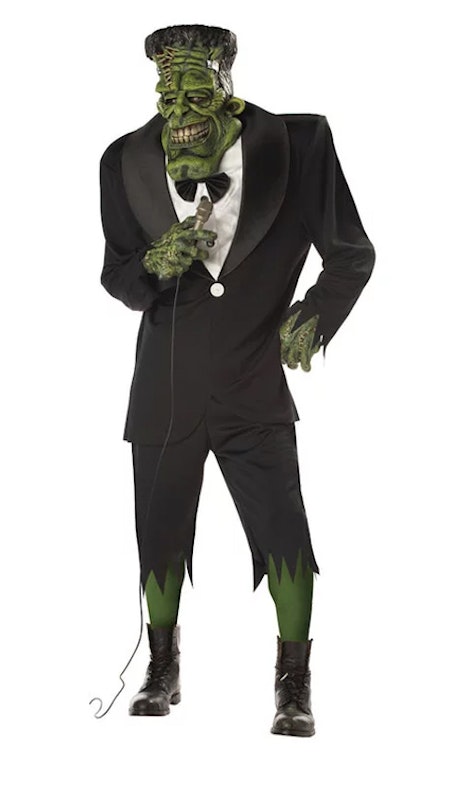 Frankenstein med Mask Händer Big Frank Maskeraddräkt Halloween
