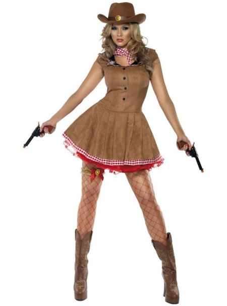 Sexig cowgirl Wild West Maskeraddräkt