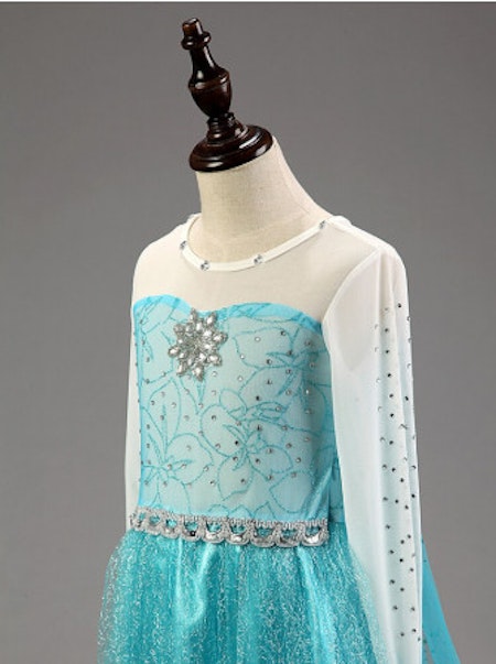 Frost Elsa prinsessklänning
