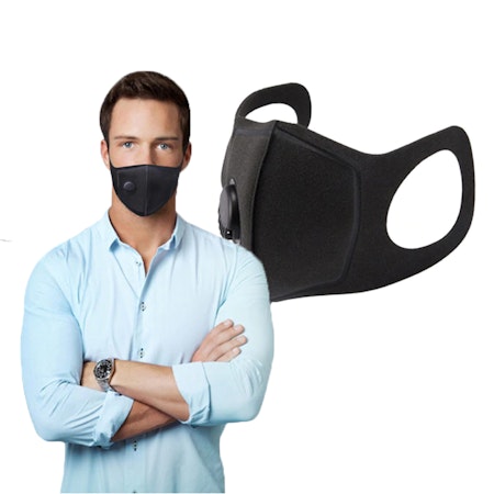 Tvättbart Munskydd / Mask Ventil 5-pack