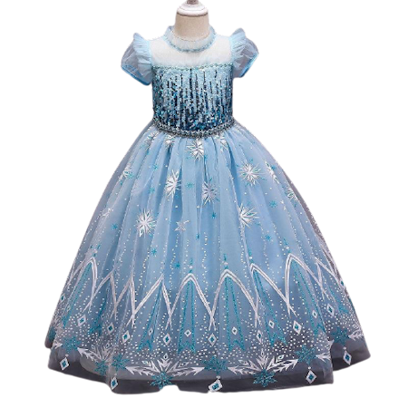 Elsa prinsess klänning