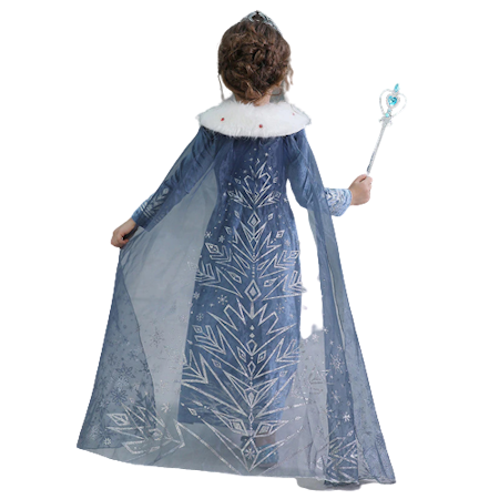 Vinter Frost Elsa och Anna Prinsessklänning Maskeraddräkt Barn