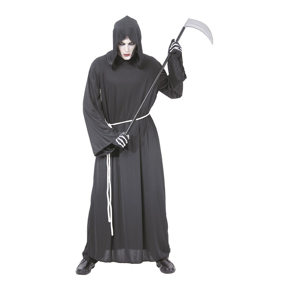 Grim Reaper Liemannen Döden Maskeraddräkt Halloween