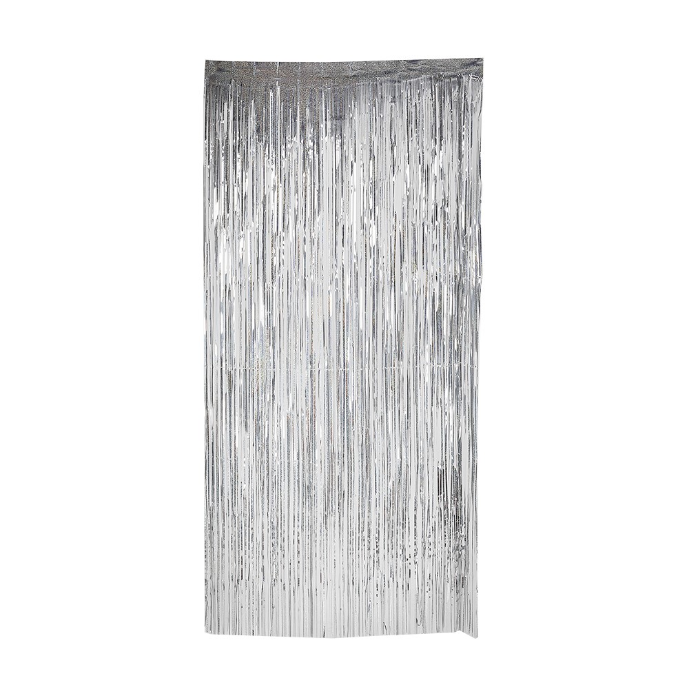 Dörrdraperi Silver Glitter 92x240 cm