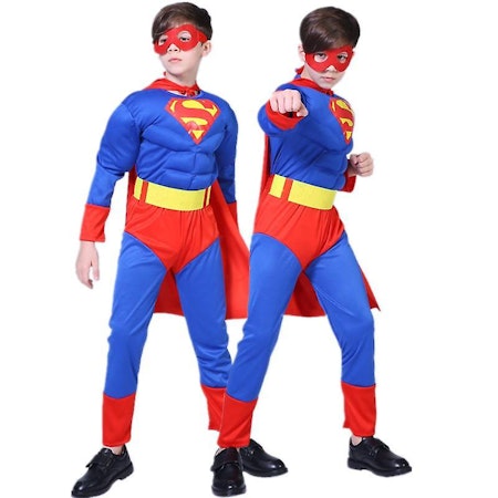 Superman deluxe  Barn Maskeraddräkt