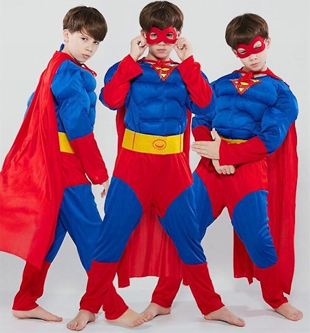 Superman deluxe  Barn Maskeraddräkt